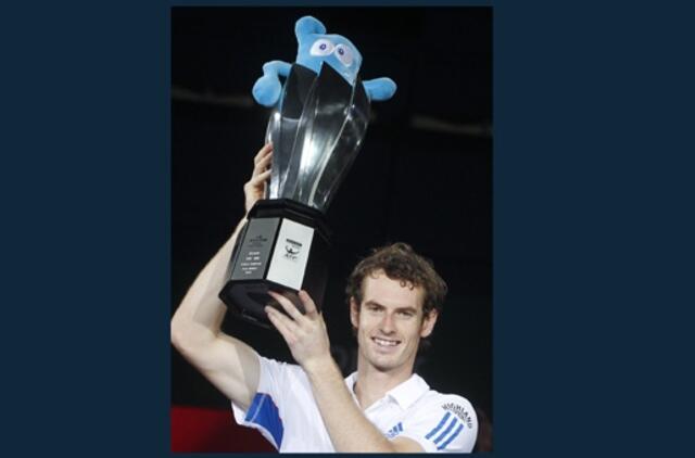 Turnyrą Šanchajuje laimėjo britų tenisininkas Andy Murray