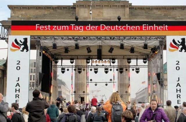 Vokietija švenčia 20-ąsias susivienijimo metines