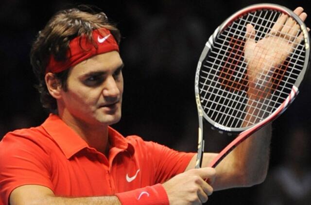 "ATP World Tour": į finalą iškopė ispanas Rafaelis Nadalis ir šveicaras Rogeris Federeris