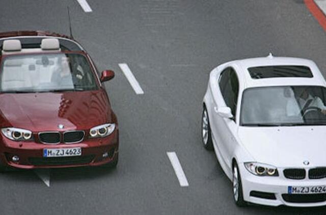 BMW atnaujino 1-osios serijos kupė ir kabrioletą