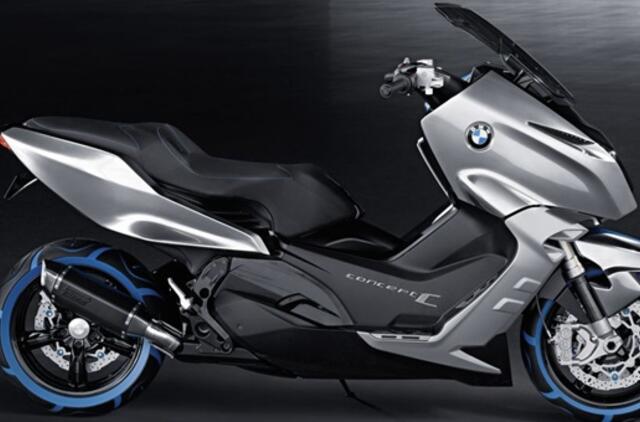 BMW sukūrė pirmąjį savo motorolerį