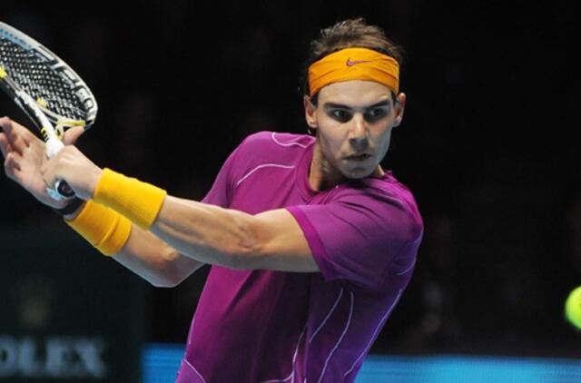 Finalinį ATP "World Tour" turnyrą Rafaelis Nadalis ir Novakas Djokovičius pradėjo pergalėmis