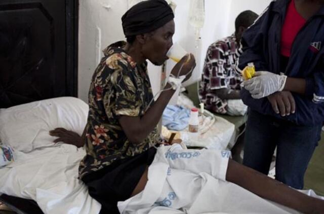 Haičio sostinėje Port o Prense daugėja choleros atvejų