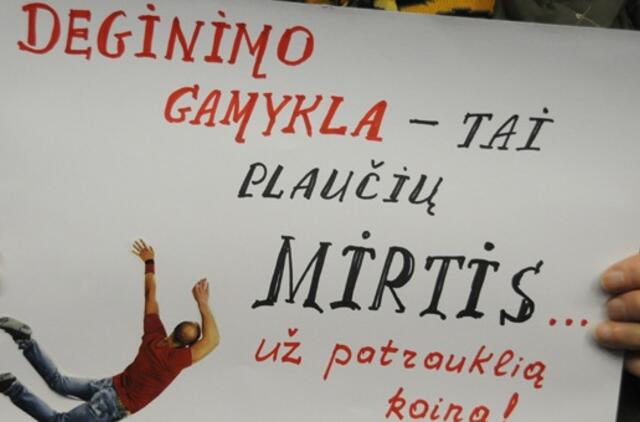 Jėgainės priešininkai mitinguos ir prie prokuratūros