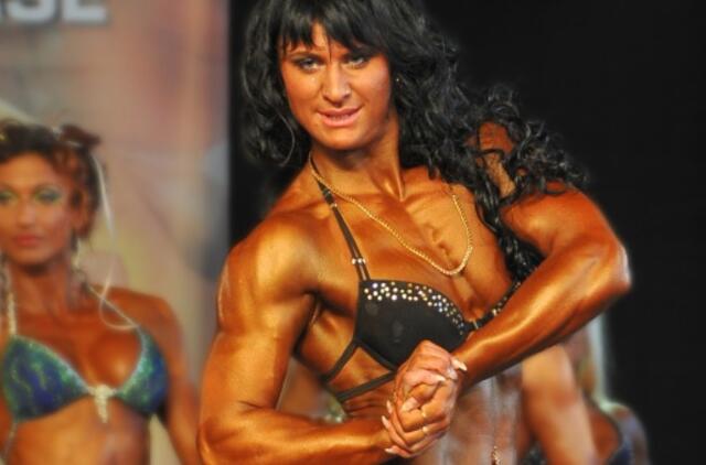 Klaipėdos kultūristei  - planetos bronza