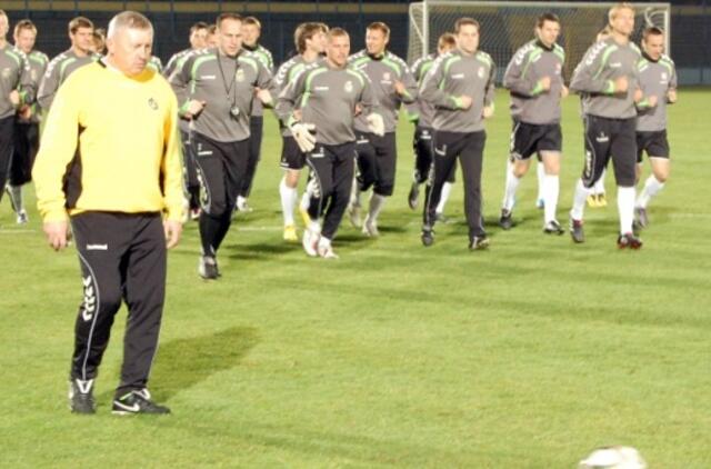 Lietuvos futbolo rinktinė pluša Vengrijoje