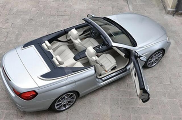 Naujasis "BMW 6 Cabrio" savo pirmtaką aplenkė dydžiu