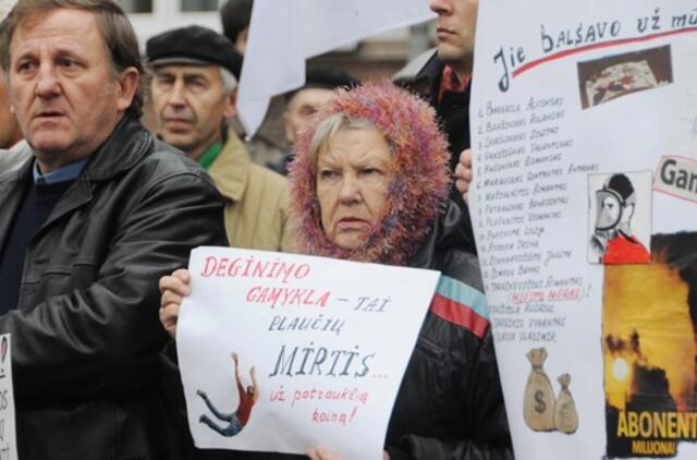 Piketuotojai prokurorus kaltino pilietiškumo stoka