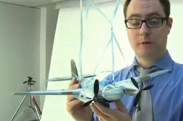 Popierinis lėktuvėlis užkariavo kosmosą