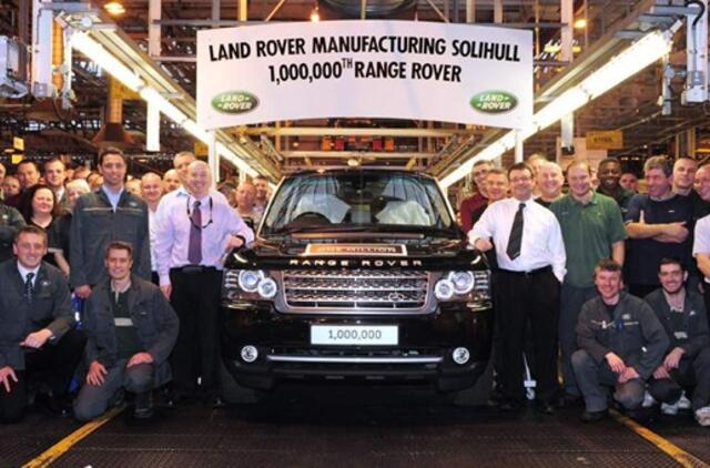 "Range Rover" visureigių pasaulyje - lygiai 1 milijonas