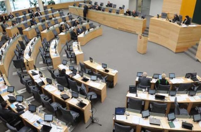 Seimas nenori pasileisti