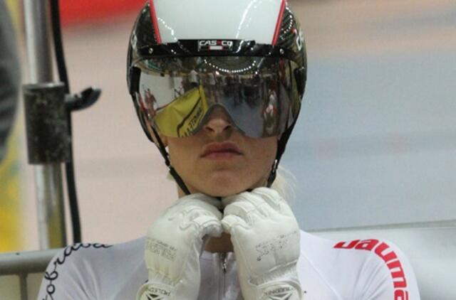 Simona Krupeckaitė Europos čempionato keirino rungtyje iškovojo sidabro medalį