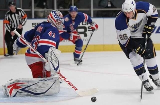 "St. Louis Blues" nepralaimi jau 7 kartus iš eilės