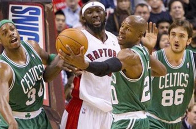 "Toronto Raptors" su Linu Kleiza įveikė "Boston Celtics"