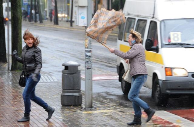 Ugniagesiai perspėja savaitgalį saugotis stipraus vėjo