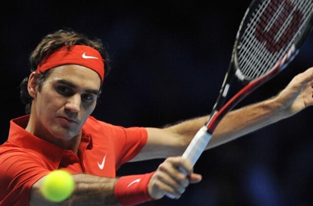 "World Tour" turnyre - Rodžerio Federerio ir Endžio Murėjaus pergalės