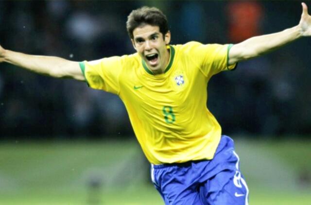 Brazilų futbolininkas Kaka antrą kartą taps tėvu