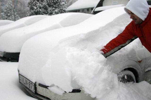 Europa - sniego gniaužtuose