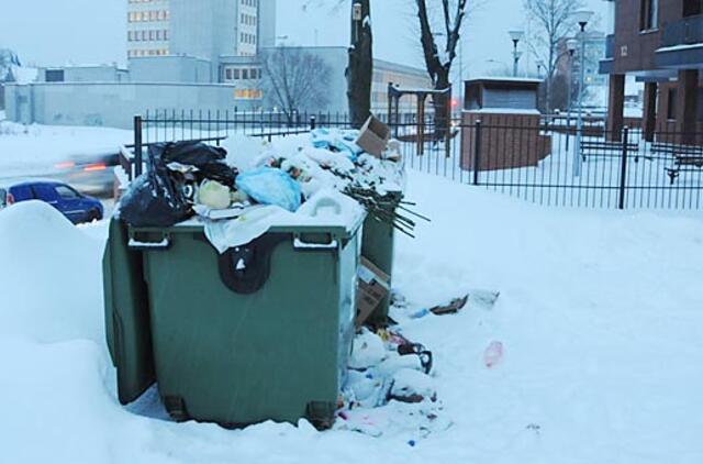 Klaipėda pralaimi kovą su sniegu