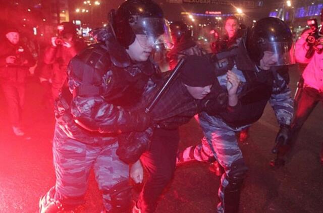 Maskvoje sulaikyta apie tūkstantį žmonių