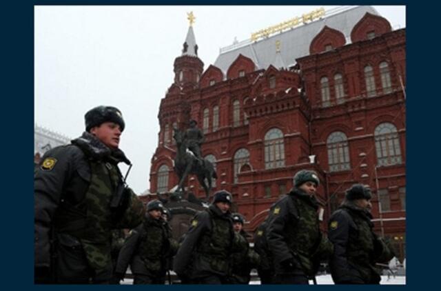 Maskvoje sulaikyta per 2 tūkst. spėjamų riaušininkų