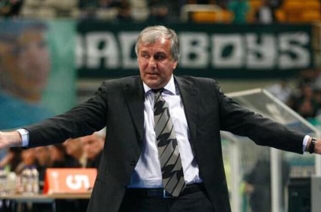"Panathinaikos" treneris Želimiras Obradovičius nukentėjo nuo vagių