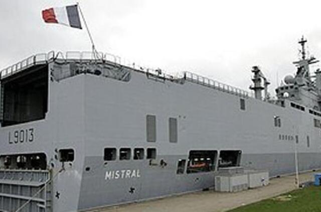 Pasak Prancūzijos,  Rusija sutiko nupirkti du "Mistral" tipo karo laivus
