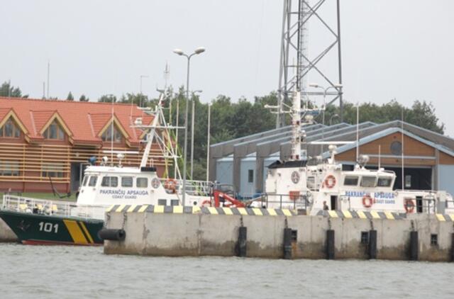 Pasieniečiai surengė pratybas uoste