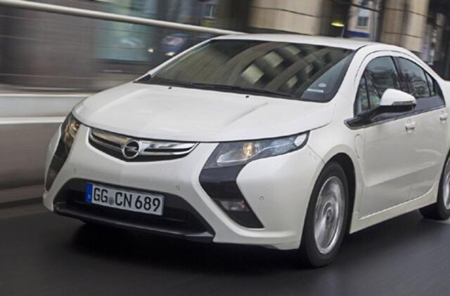 Pirmoji elektromobilio "Opel Ampera" karta dar nepasirodė, bet jau kalbama apie antrąją