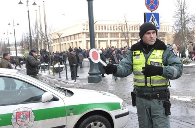 Profsąjungos už teisę protestuoti prie Seimo žada kovoti teisme