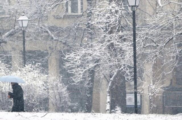 Savaitės prognozė: vyraus nepastovūs, žiemiški orai