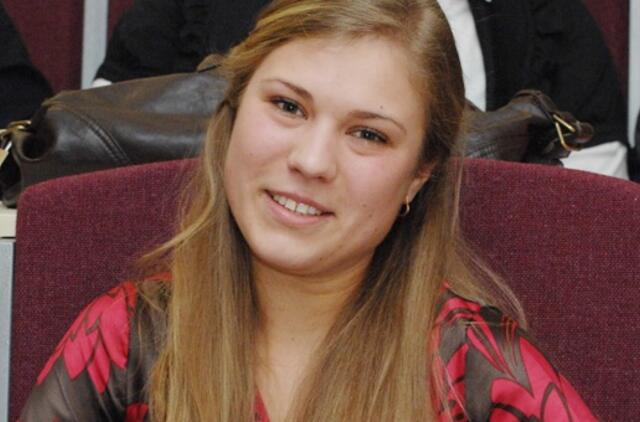 Studentų lyderio vardas - Salomėjai Sovaitei iš Klaipėdos universiteto