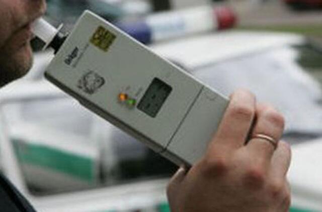 Vairuotojų blaivumą tikrins nuo pirmadienio ryto