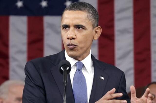 Barakas Obama perskaitė metinį pranešimą