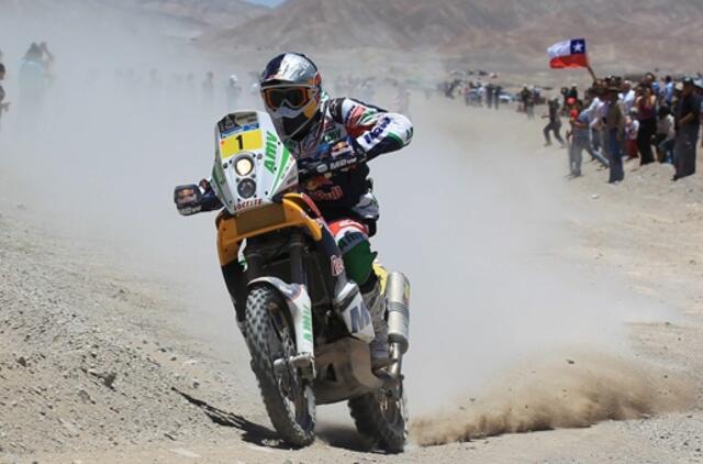 Dakaro ralis: ketvirtojo etapo rezultatai