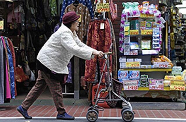Didėjanti problema Japonijoje - vagiliaujantys pensininkai