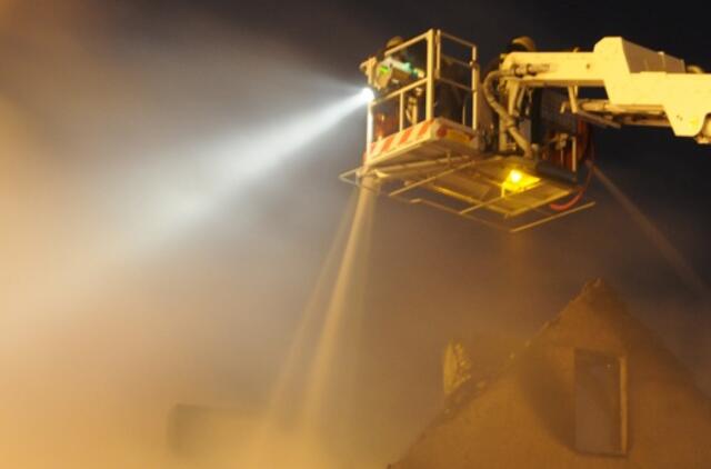 Džiaugsmo gatvėje - liūdnai pasibaigęs gaisras