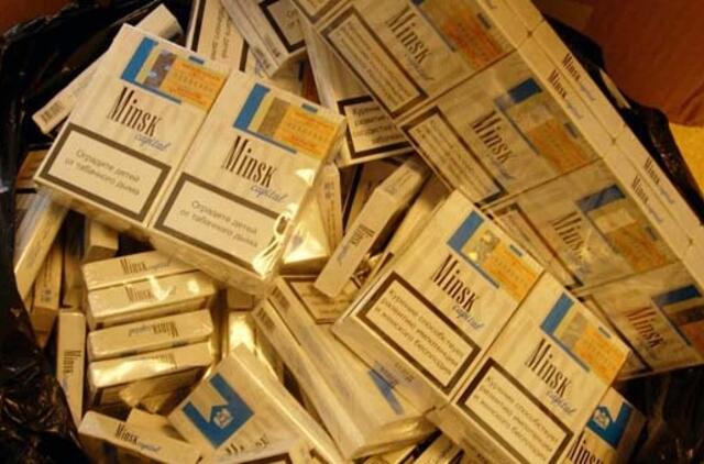 Į Lietuvą įvežama vis daugiau kontrabandinių cigarečių iš Baltarusijos