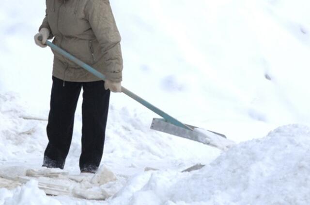 Klaipėdos bedarbiai kyla į kovą su sniegu