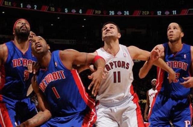 Linas Kleiza pelnė 13 taškų, bet "Raptors" pralaimėjo