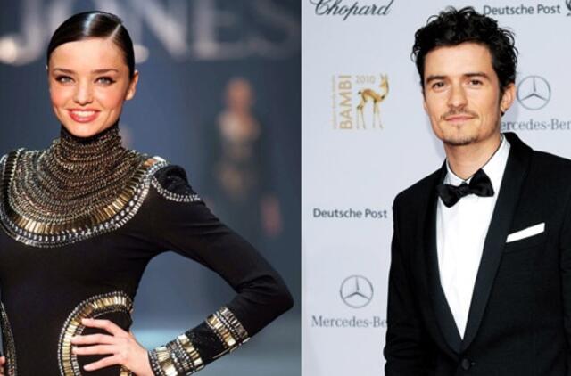 Manekenė Miranda Kerr aktoriui Orlandui Bloomui pagimdė berniuką