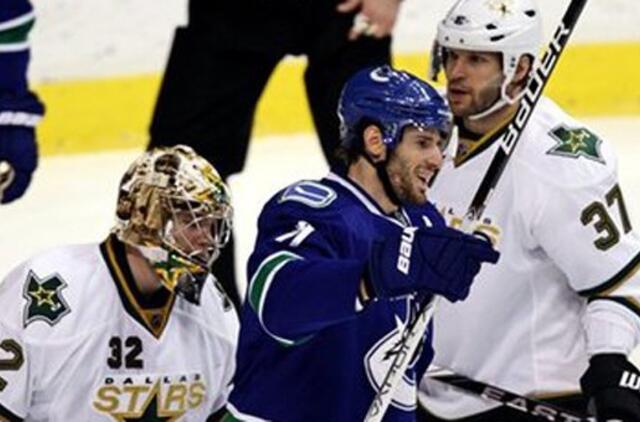 NHL - triuškinanti "Canucks" pergalė