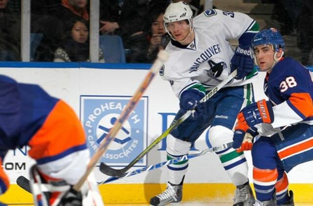 NHL lyderiai iškovojo sunkią pergalę