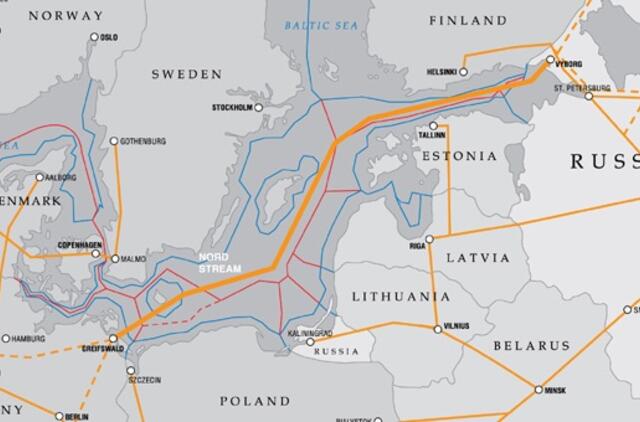 "Nord Stream": Baltijos dugnu nutiesta 70 proc. pirmosios dujotiekio atšakos vamzdyno