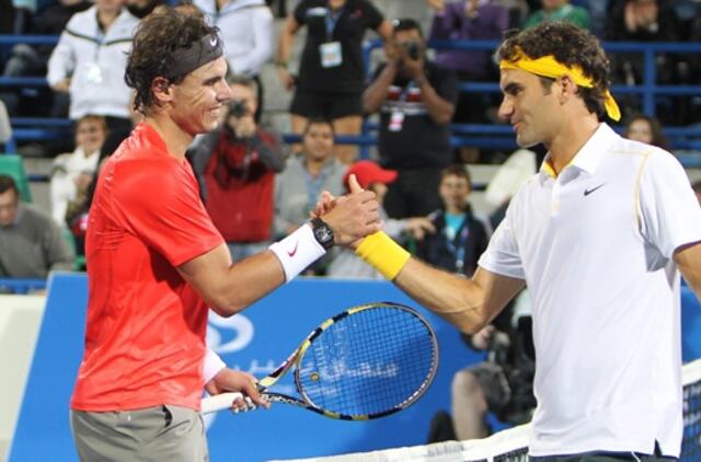 Parodomąjį mačą laimėjo Rafaelis Nadalis