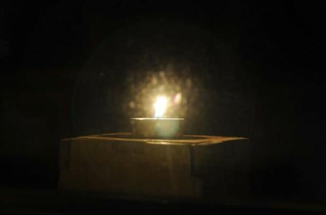 Žvakės languose priminė sausio 13-osios aukas