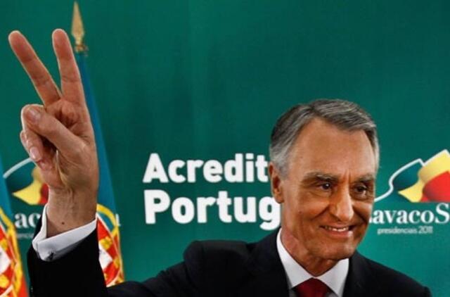 Portugalijos prezidentas liko poste antrai kadencijai