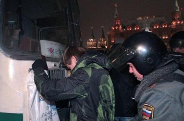 Rusijos sostinėje suimti 35 opozicijos šalininkai