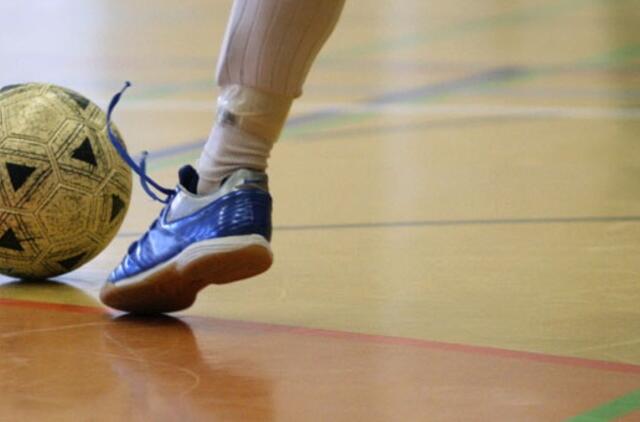 Aiškios salės futbolo pirmenybių pusfinalių poros