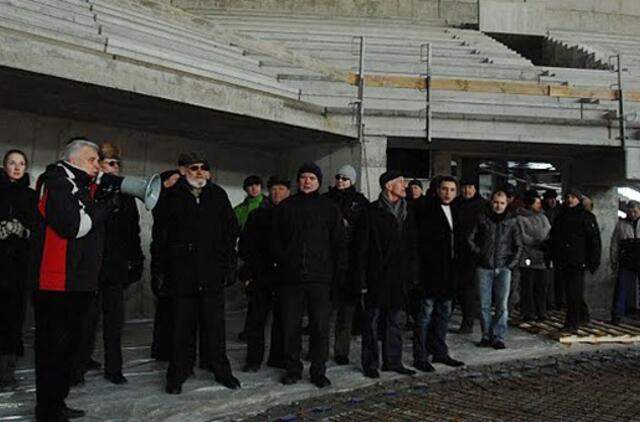 Areną apžiūrėti galėjo ne visi norintys